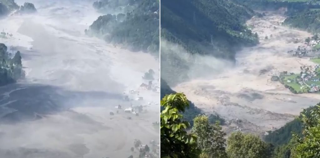 भोटेकोशी नदीमा ठूलो बाढी, नदी आसपास क्षेत्रमा सचेत रहन आग्रह