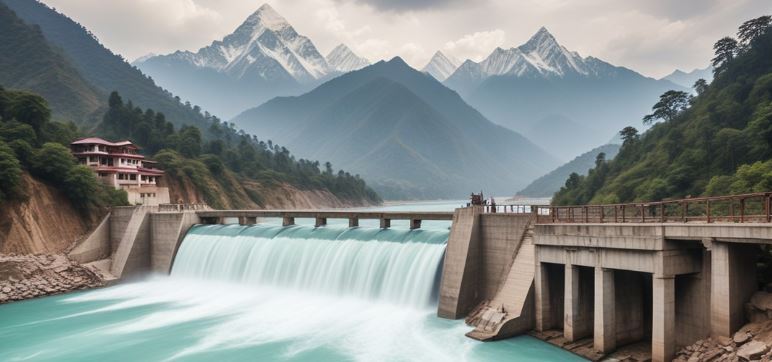 रामेछापमा बाढीले लिखु–१ जलविद्युत आयोजना र तीन वटा पुलमा क्षति